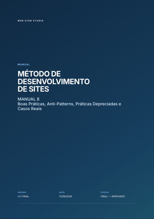 Primeira página de Manual 8