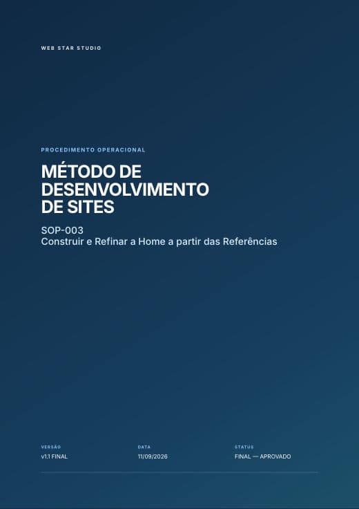 Primeira página de SOP-003